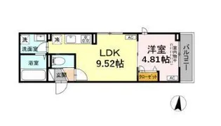 グラナーデ神明【3階】の間取り