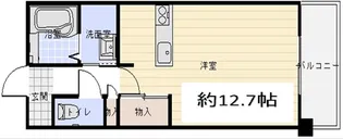 サンロイヤル三条【5階】の間取り