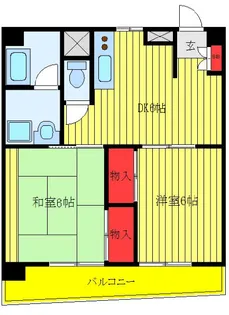 ウインテラス【2階】の間取り