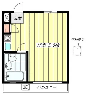 パークサイド矢来37【1階】の間取り