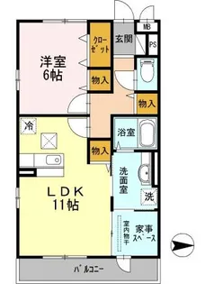 メゾンリヴェール【3階】の間取り