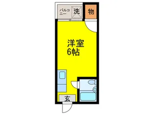 メゾンHana針中野【3階】の間取り