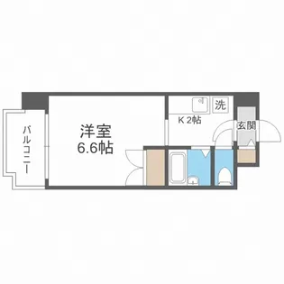 あおばビルN25【4階】の間取り