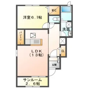 グランドールAOYAMA【1階】の間取り