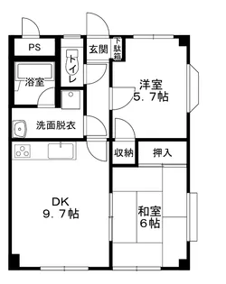 メゾンスコレーI【2階】の間取り