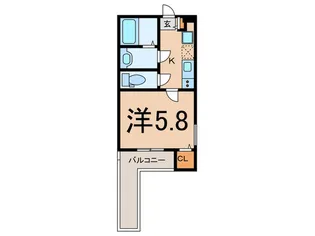 アズ-ル京急生麦【2階】の間取り