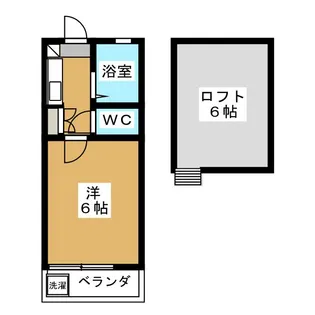 スカイコートM【1階】の間取り
