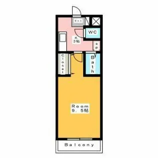 A・City明治本町【4階】の間取り