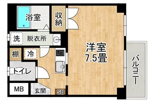 金町ヒルズA【3階】の間取り