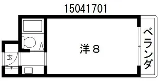万代東シティコーポ【2階】の間取り