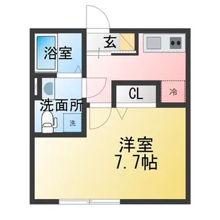 ベイルーム横浜六浦【1階】の間取り