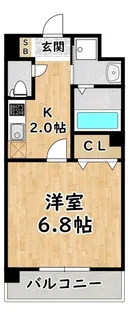 ファーストエフレシア姫里【4階】の間取り