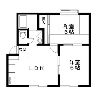 星野ハイツA【2階】の間取り