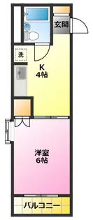 プレイン第二マンション【2階】の間取り