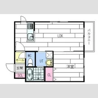 リデーレ平岸【2階】の間取り