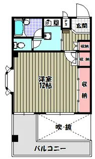 メゾンアルカディア金剛【4階】の間取り