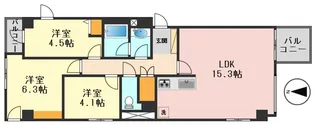 LANAI1521【3階】の間取り