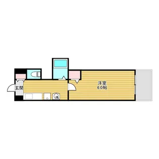 イーズ千里山【3階】の間取り
