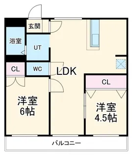 レジデンス恒和【2階】の間取り