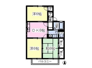 サニーコートNA【1階】の間取り