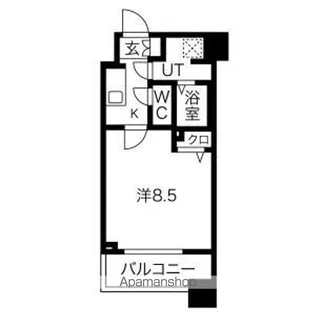 ジェノヴィア大島駅スカイガーデン【10階】の間取り
