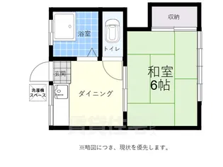 第九田中荘【2階】の間取り