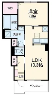 カーサ エスペランサI【1階】の間取り