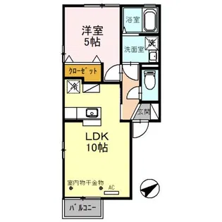 EMINENCE・MK(エミネンス・エムケー)B【2階】の間取り