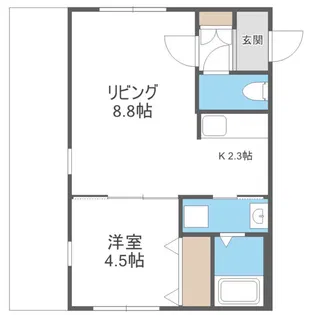 NOIR ASABU EDGE【3階】の間取り