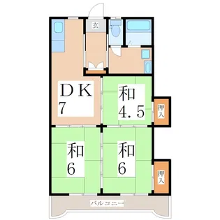 プレイスGOU【2階】の間取り