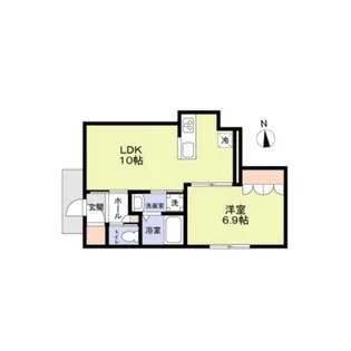 (仮称)荒川区荒川4丁目計画【1階】の間取り