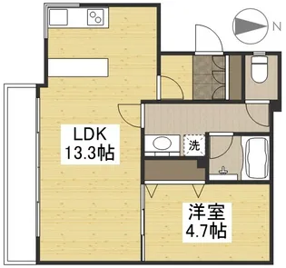 INITIA KUWADACHO【11階】の間取り