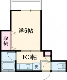 コーポ山主【2階】の間取り