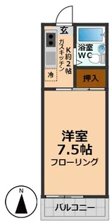 セダーハウス【1階】の間取り