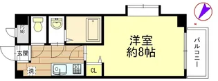 クレッセント東山【4階】の間取り