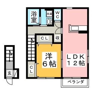 ウェルヴィラ川平【2階】の間取り