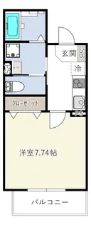 INOVE小若江IV【2階】の間取り