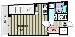 グランデュールSOGA【3階】の間取り