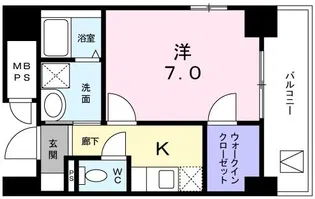 フリッシュ八重洲【4階】の間取り