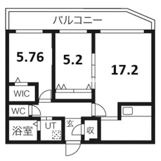 アルタイル 1st【1階】の間取り