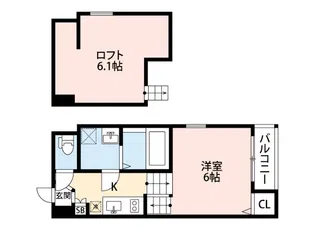 ハーモニーテラス泉町II【1階】の間取り