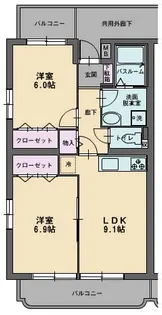 エテルノ【2階】の間取り