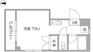 サザンポイント【3階】の間取り