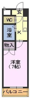 サンアップロイヤルガーデンパートII【2階】の間取り