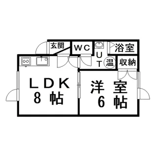 シティハイムタイガー【2階】の間取り