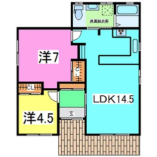 Ajiuの杜【1階】の間取り