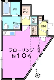 C-TOWN830【1階】の間取り