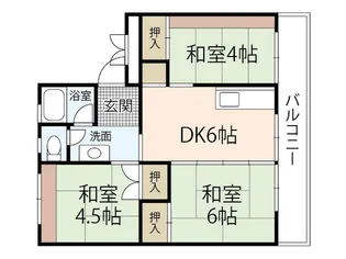 DIY神田マンション【4階】の間取り