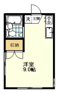 ベルカイユ【2階】の間取り