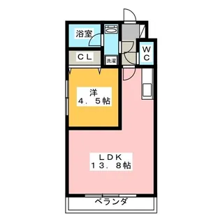 レスポワール【1階】の間取り